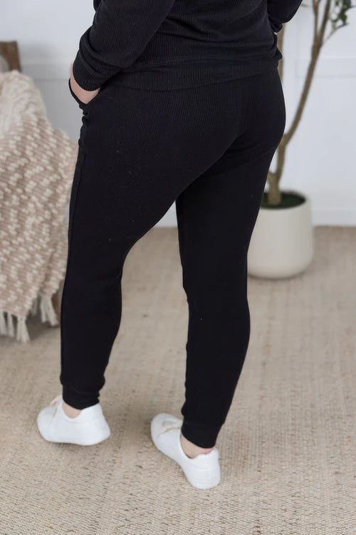 PREORDER  Michelle Mae | Corrine Joggers | Black
