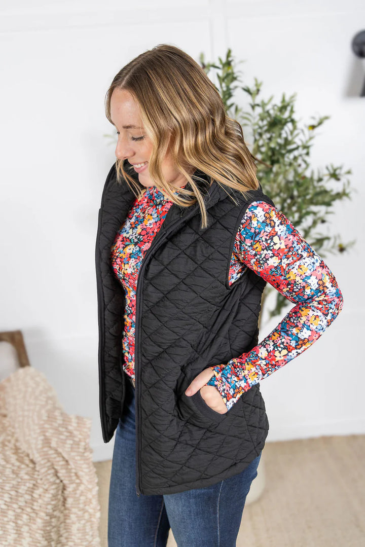 Michelle Mae | Heather Hooded Vest