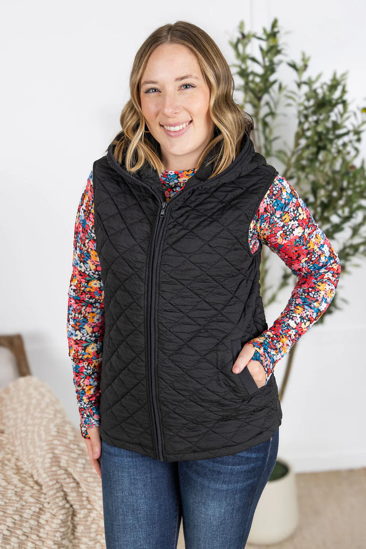 Michelle Mae | Heather Hooded Vest