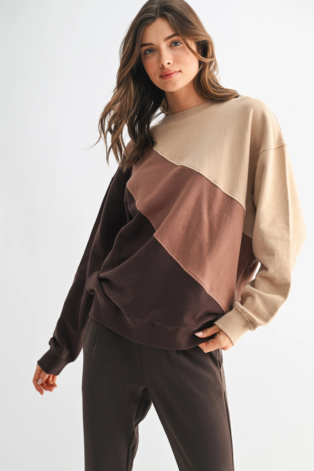 Colour Block Pullover