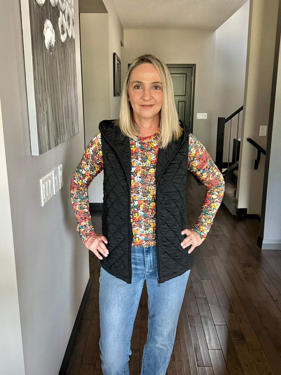 Michelle Mae | Heather Hooded Vest