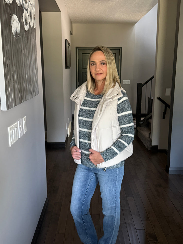 Alpine Puffer Vest | Sand Beige