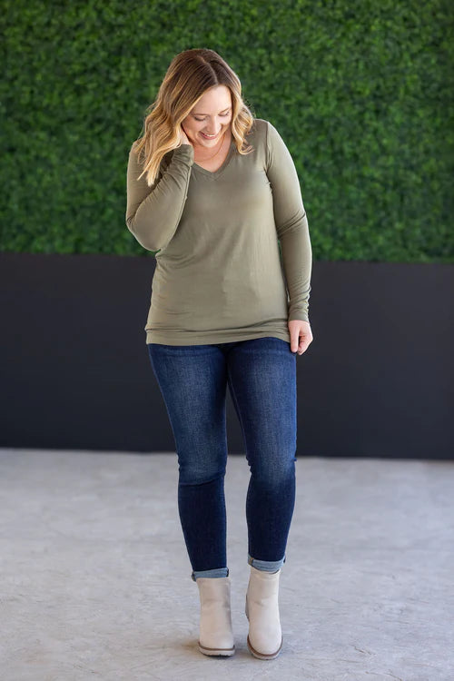 Michelle Mae | Larissa Long Sleeve | Olive