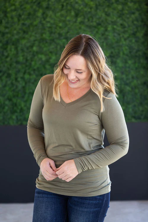 Michelle Mae | Larissa Long Sleeve | Olive