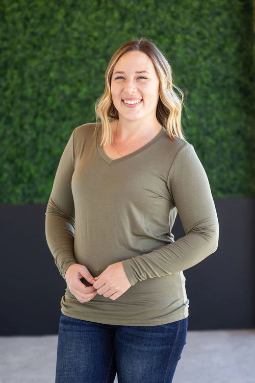 Michelle Mae | Larissa Long Sleeve | Olive