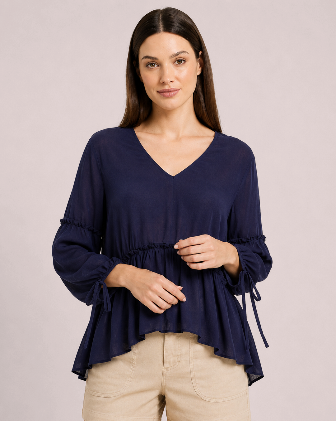 Grace and Lace | Soft Romance Peplum Blouse