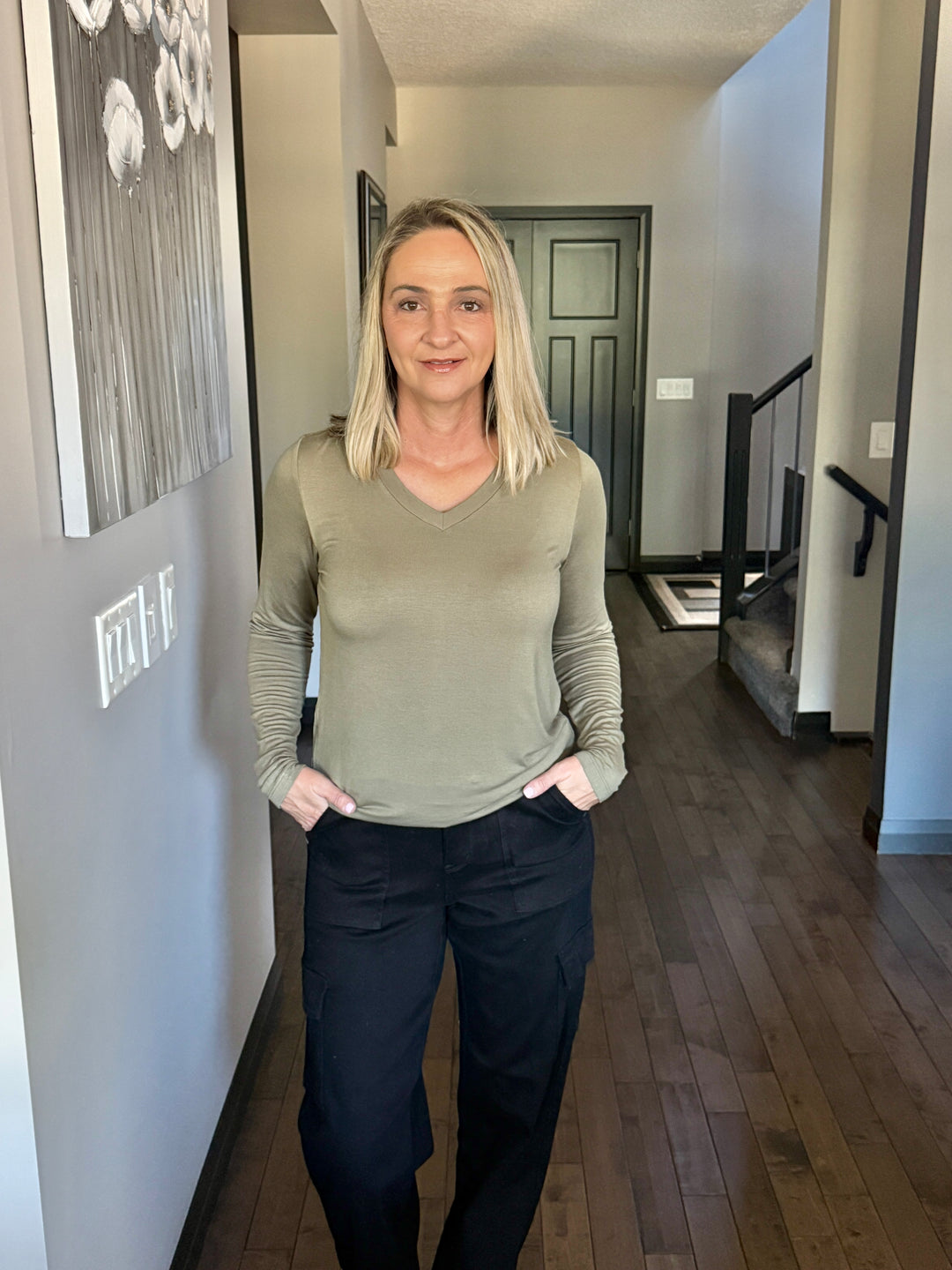 Michelle Mae | Larissa Long Sleeve | Olive