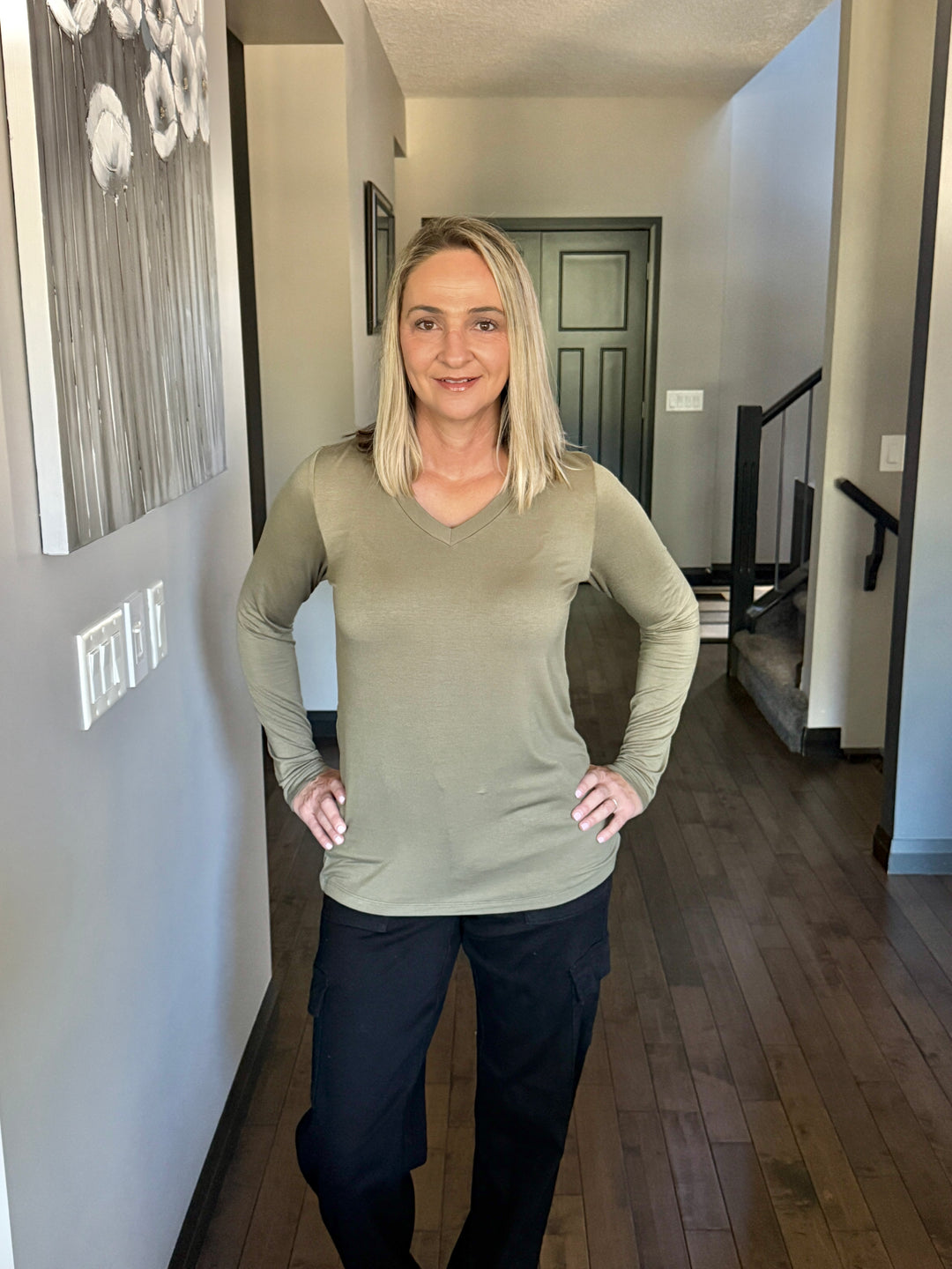 Michelle Mae | Larissa Long Sleeve | Olive