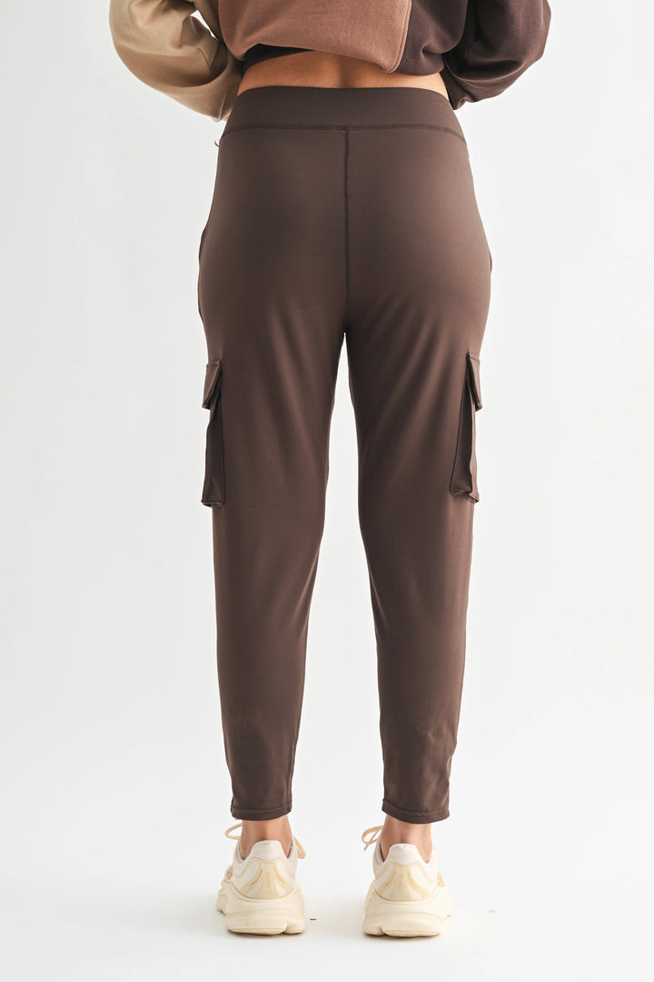 Venice Slim Fit Cargo Jogger | Espresso