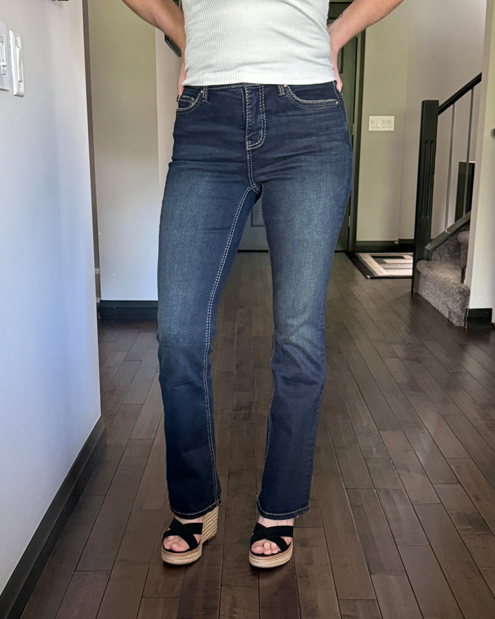 RFM | Mia High Rise Western Bootcut | Dark Vintage Wash