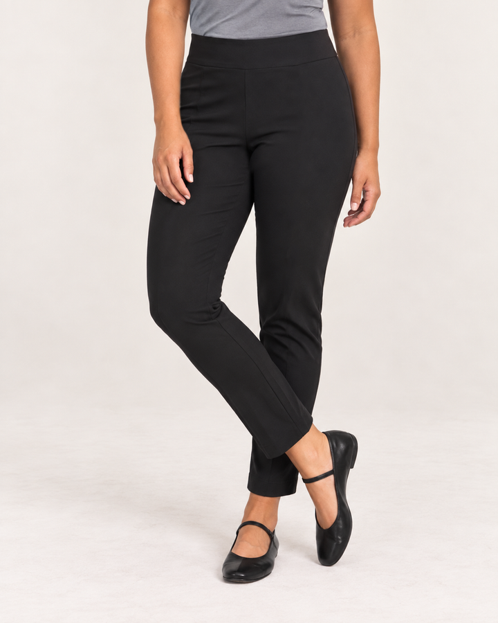 Grace and Lace | Everyday Essential Ponte Stretch Pant | Black