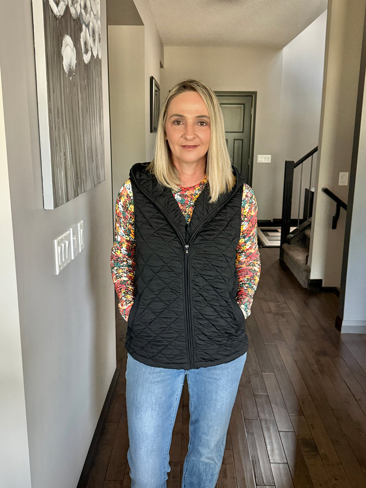 Michelle Mae | Heather Hooded Vest