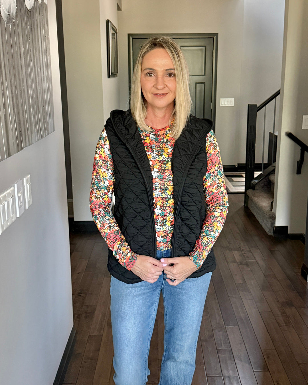 Michelle Mae | Heather Hooded Vest