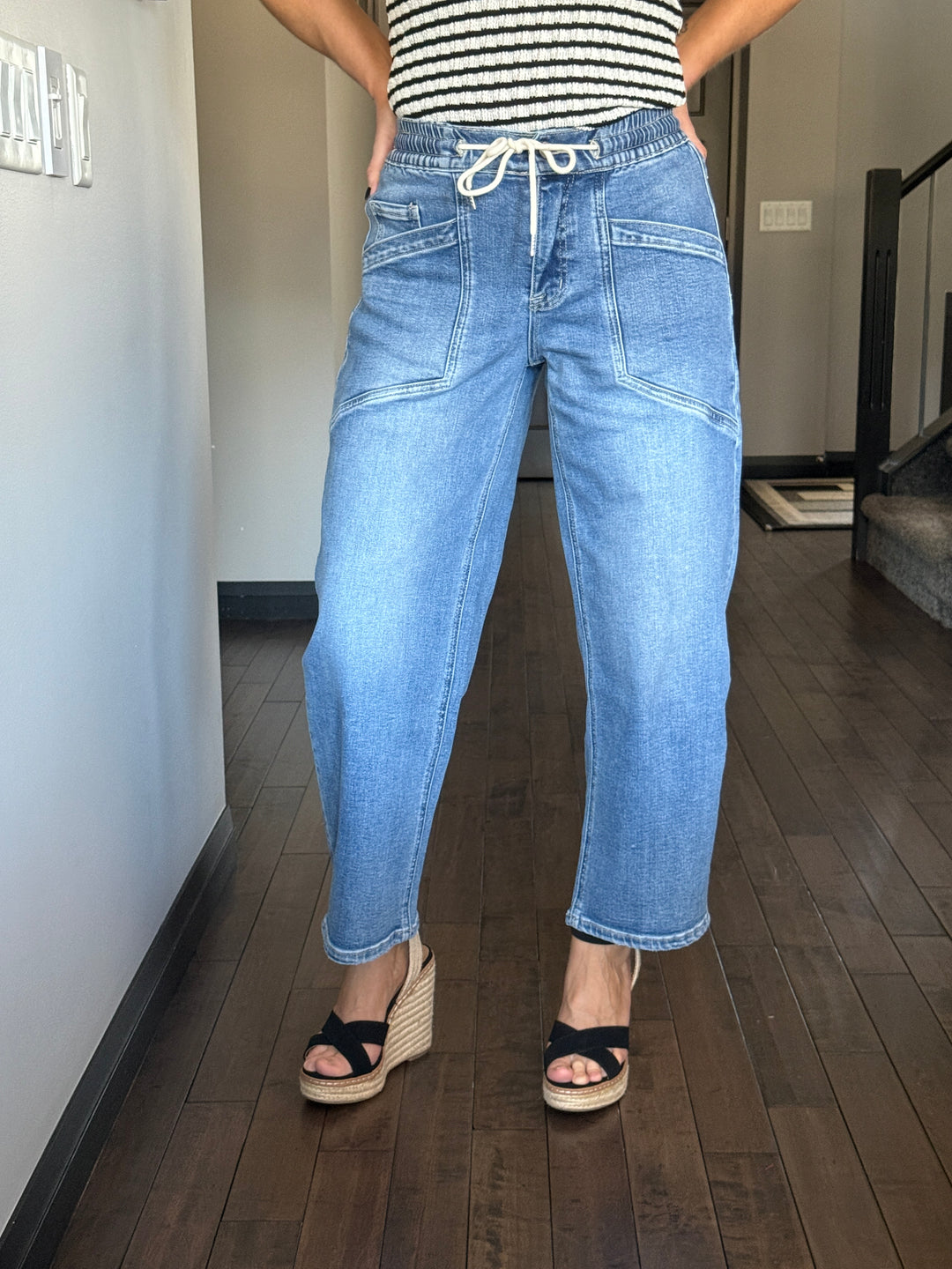 Vervet | Bethany Barrel Jeans