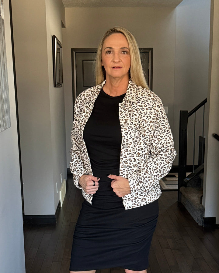 Risen | Oversized Leopard Jacket