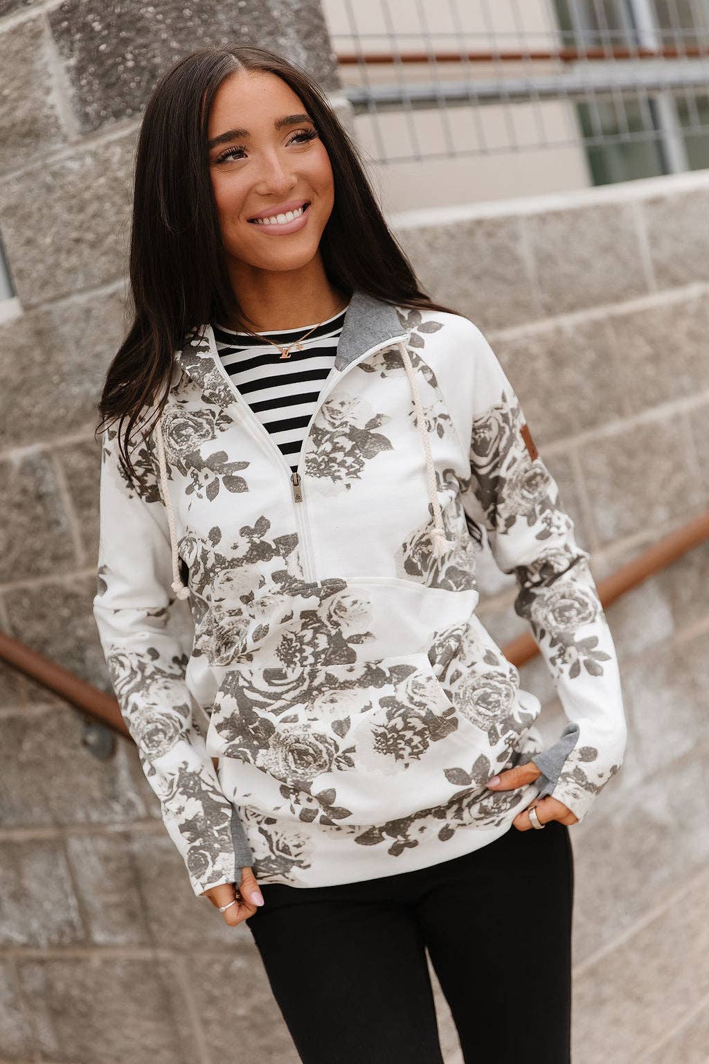 Ampersand Ave | HalfZip Sweatshirt | Chasing Moments