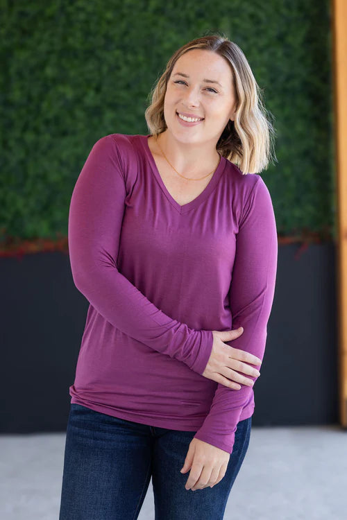 Michelle Mae | Larissa Long Sleeve | Mulberry