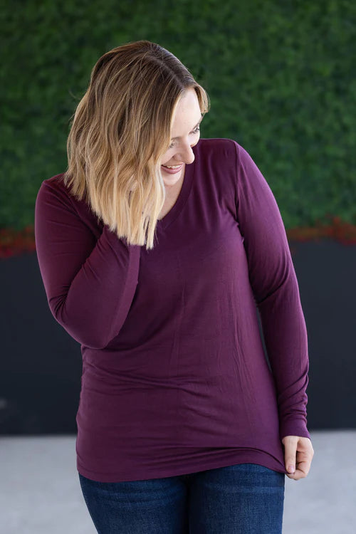 Michelle Mae | Larissa Long Sleeve | Plum