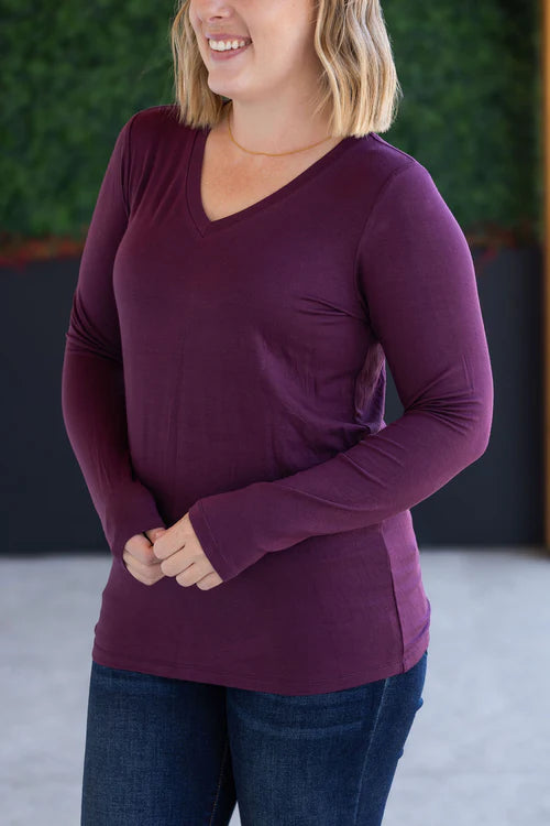 Michelle Mae | Larissa Long Sleeve | Plum