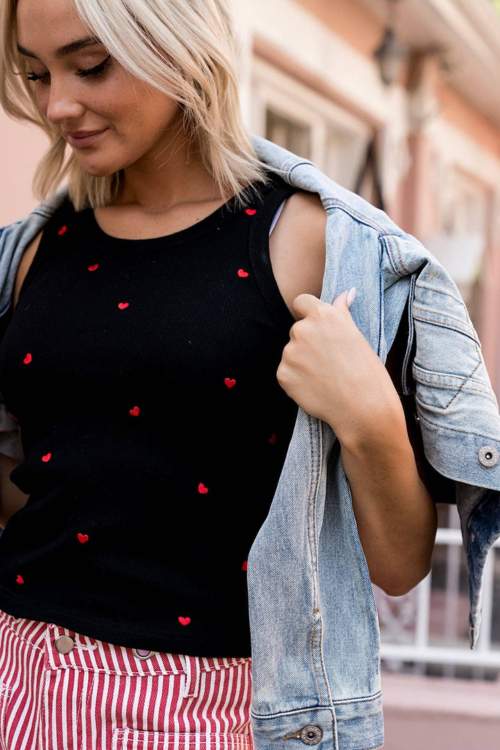 Ampersand Ave | Heart Tank | Black