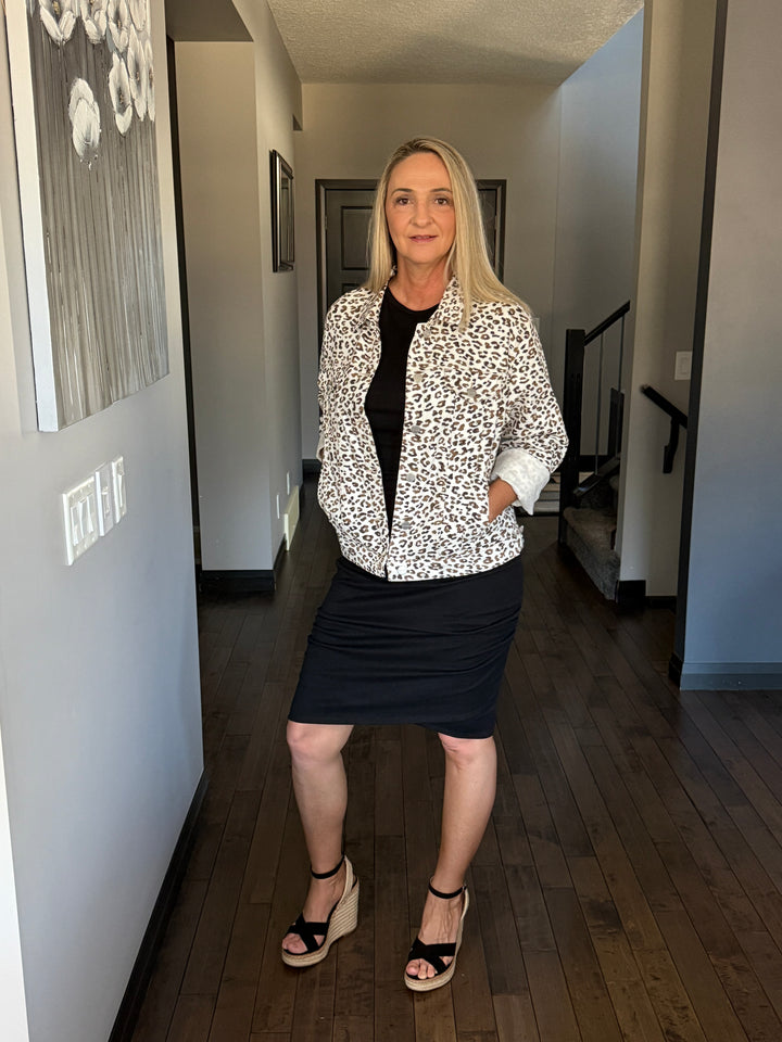 Risen | Oversized Leopard Jacket