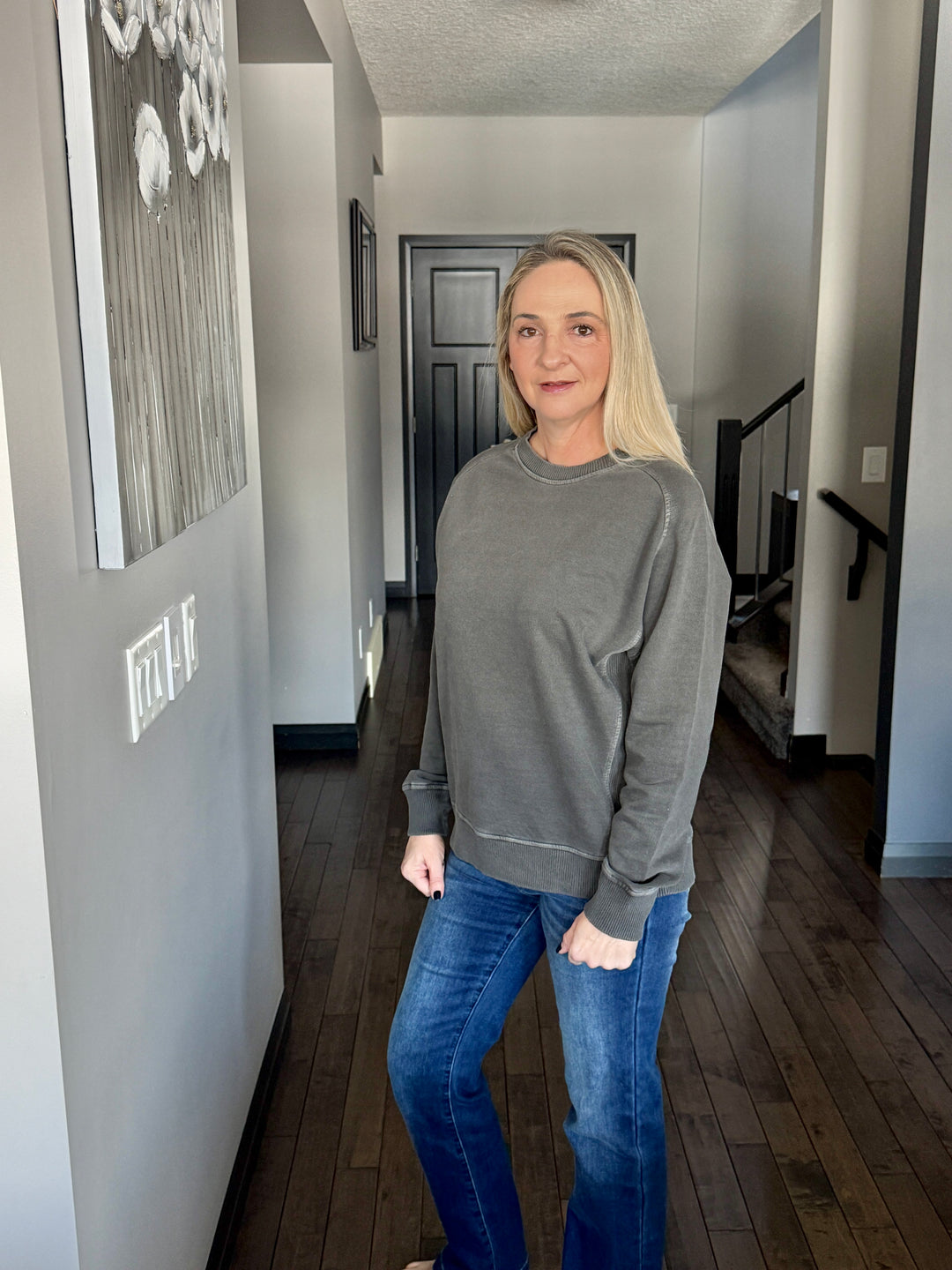 Grayson French Terry Pullover | Black