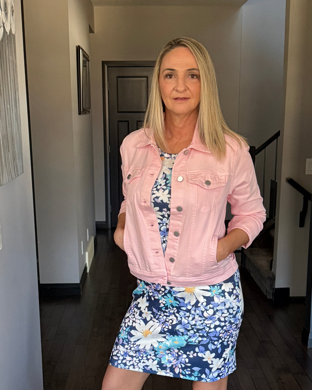 Risen | Vintage Washed Jacket | Soft Pink