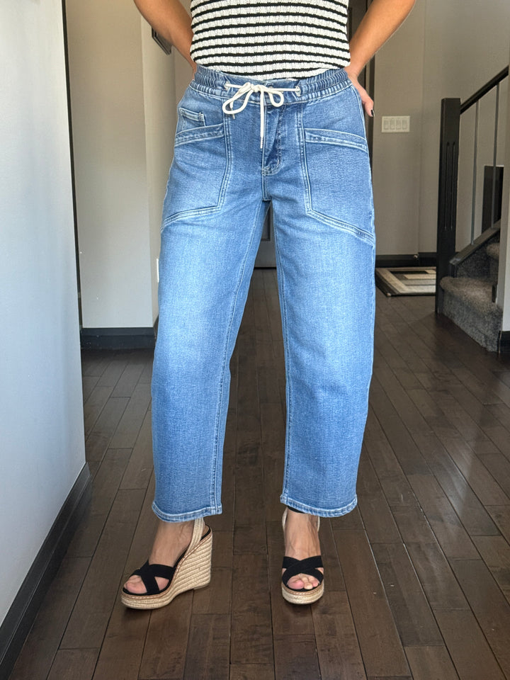 Vervet | Bethany Barrel Jeans
