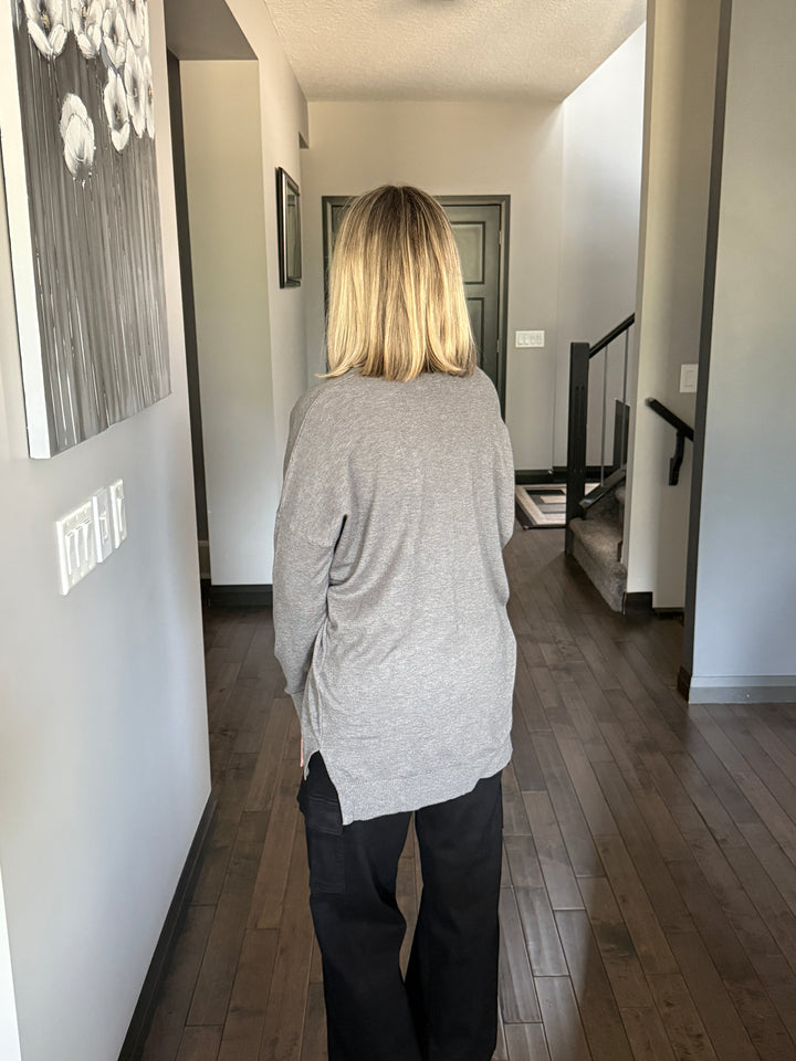 Dreamers Oversized Cozy Sweater | Charcoal