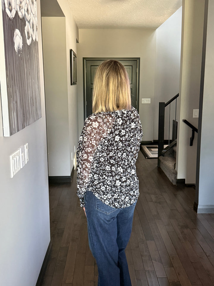 Piper Notch Neck Floral Top