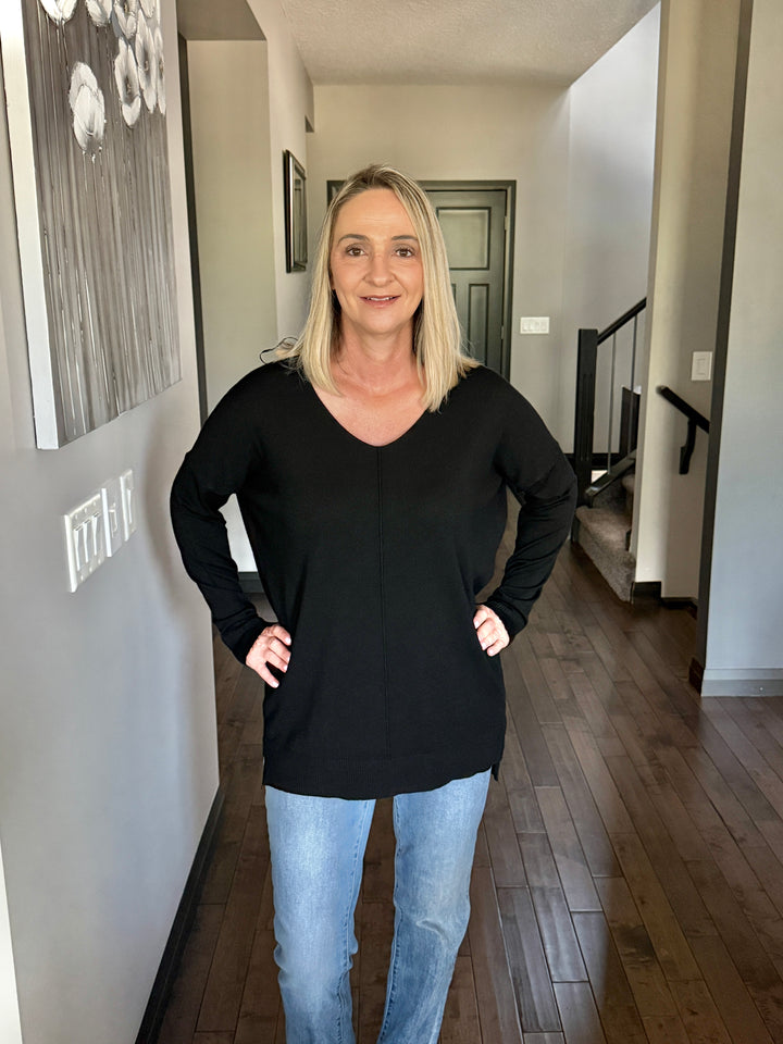 Dreamers Oversized Cozy Sweater | Black