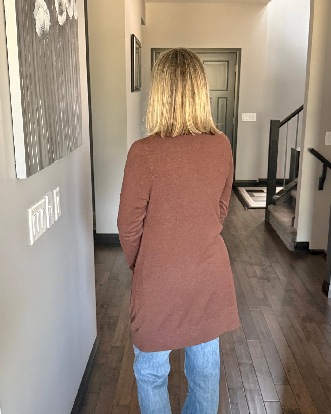 Dreamers Cozy Cardigan | Heather Espresso