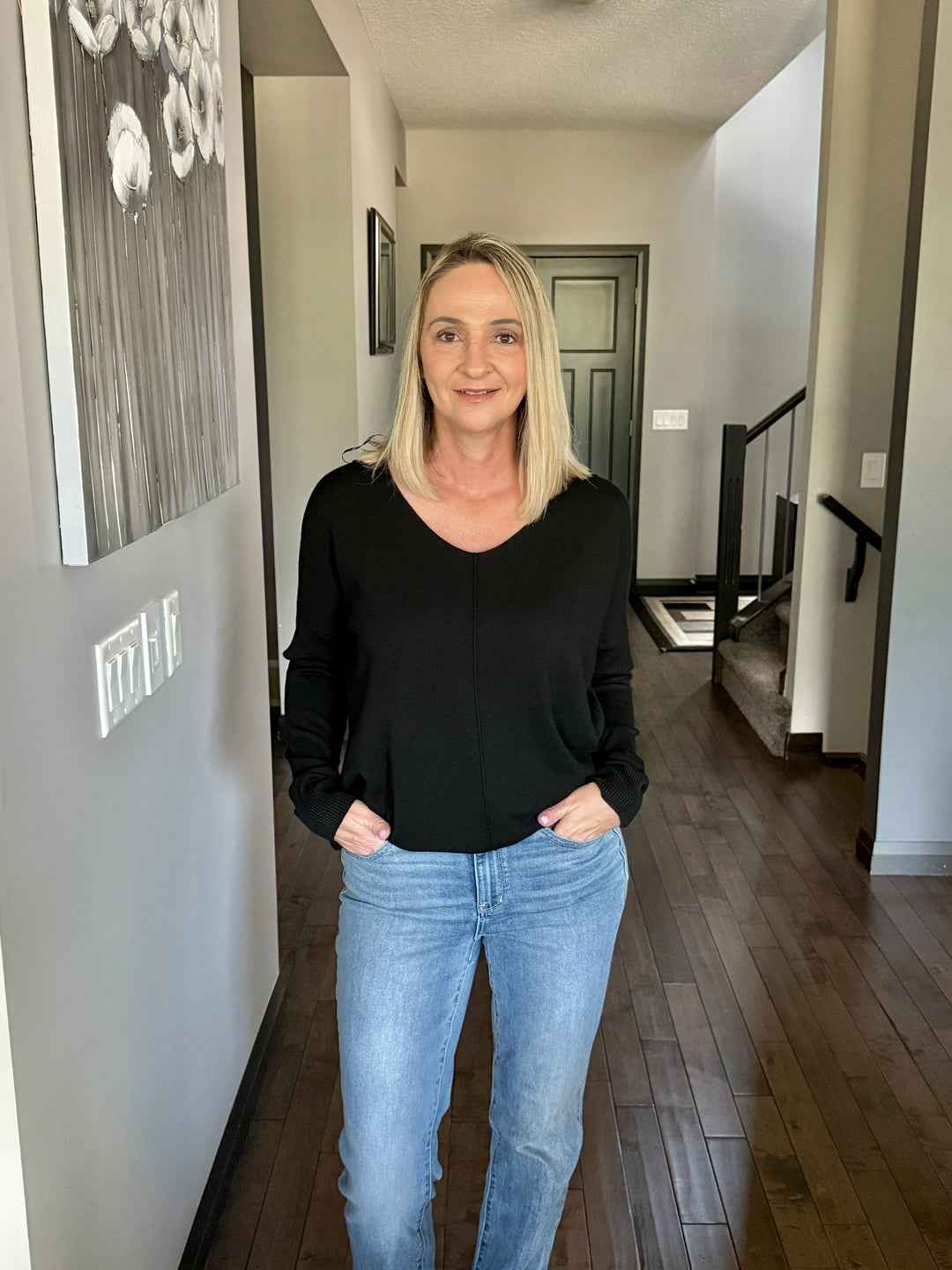 Dreamers Oversized Cozy Sweater | Black