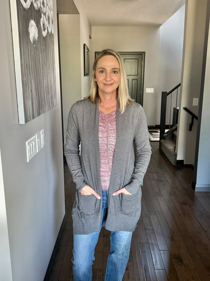 Dreamers Cozy Cardigan | Charcoal