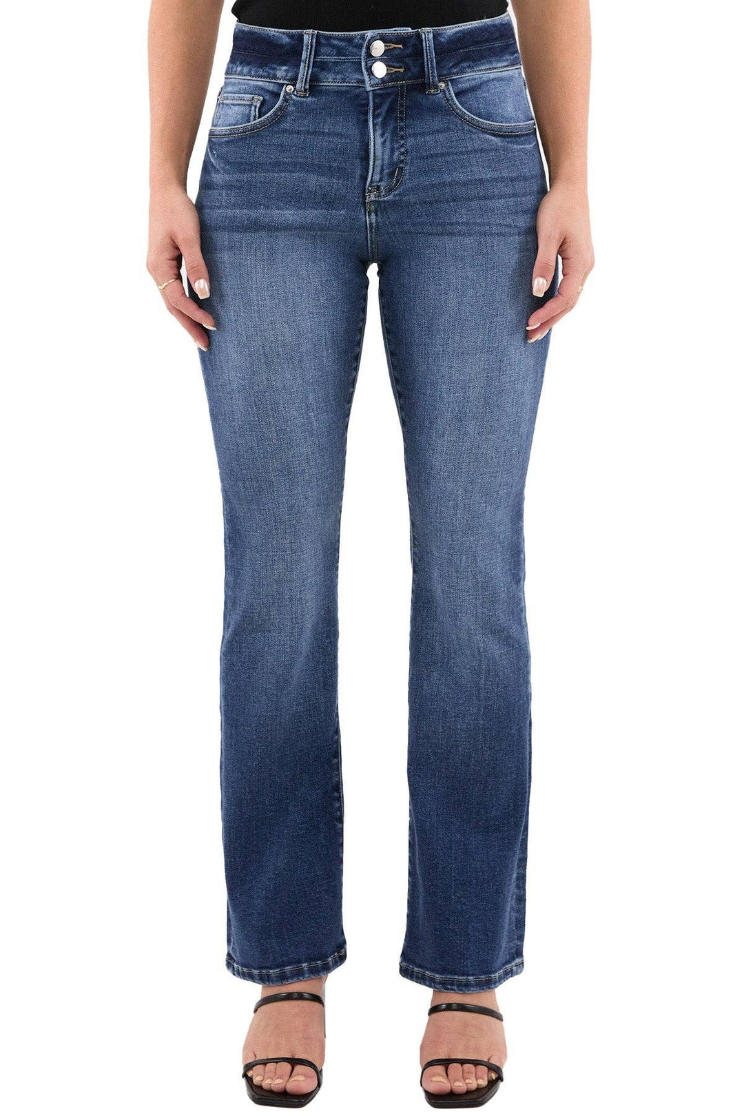 RFM | Mia High Rise Double Button Bootcut Jeans