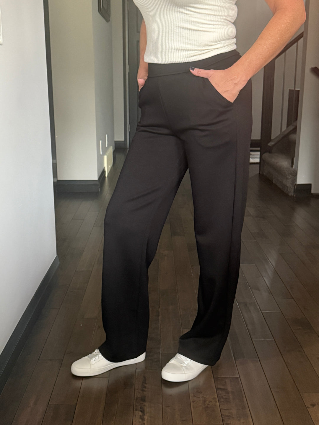 UltraComfy Wide Leg Pants | Black