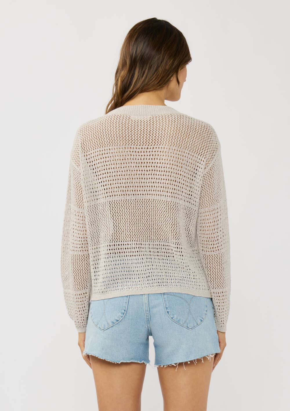 Lovestitch | Open Knit Sweater | Stone