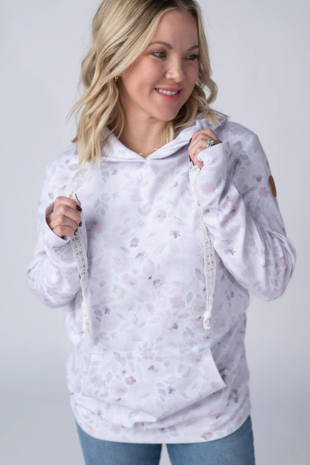 Michelle Mae | Hailey Pullover Hoodie | Blush Floral