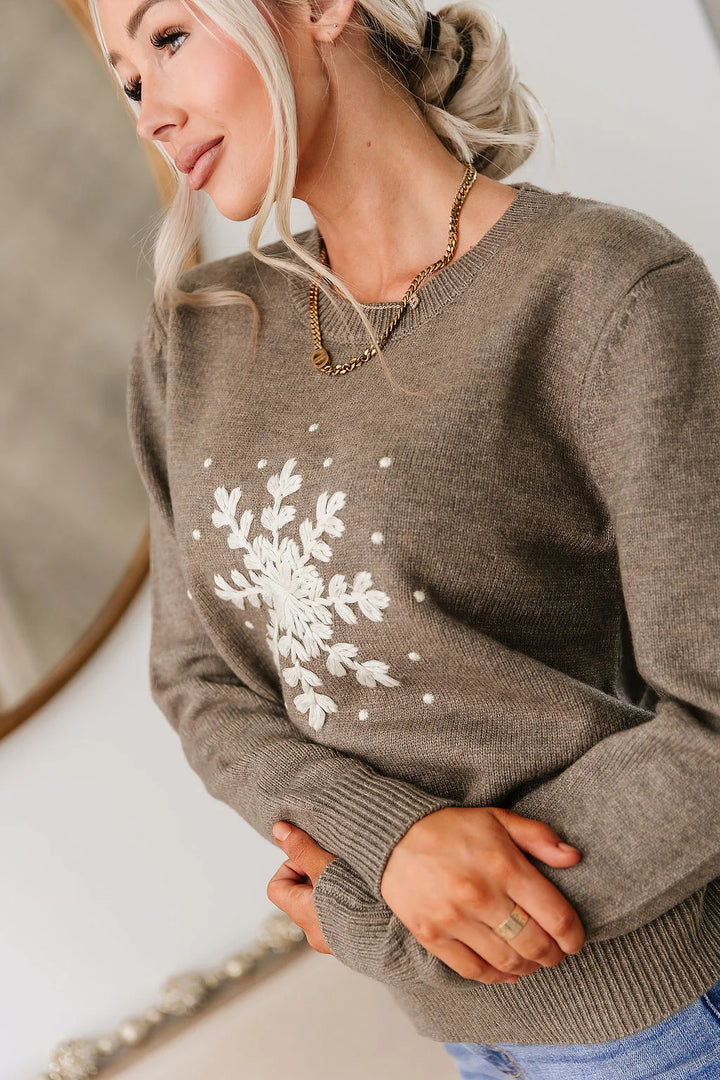 PREORDER  Ampersand Ave | Snow Day Sweater - ETA END SEP/EARLY OCT