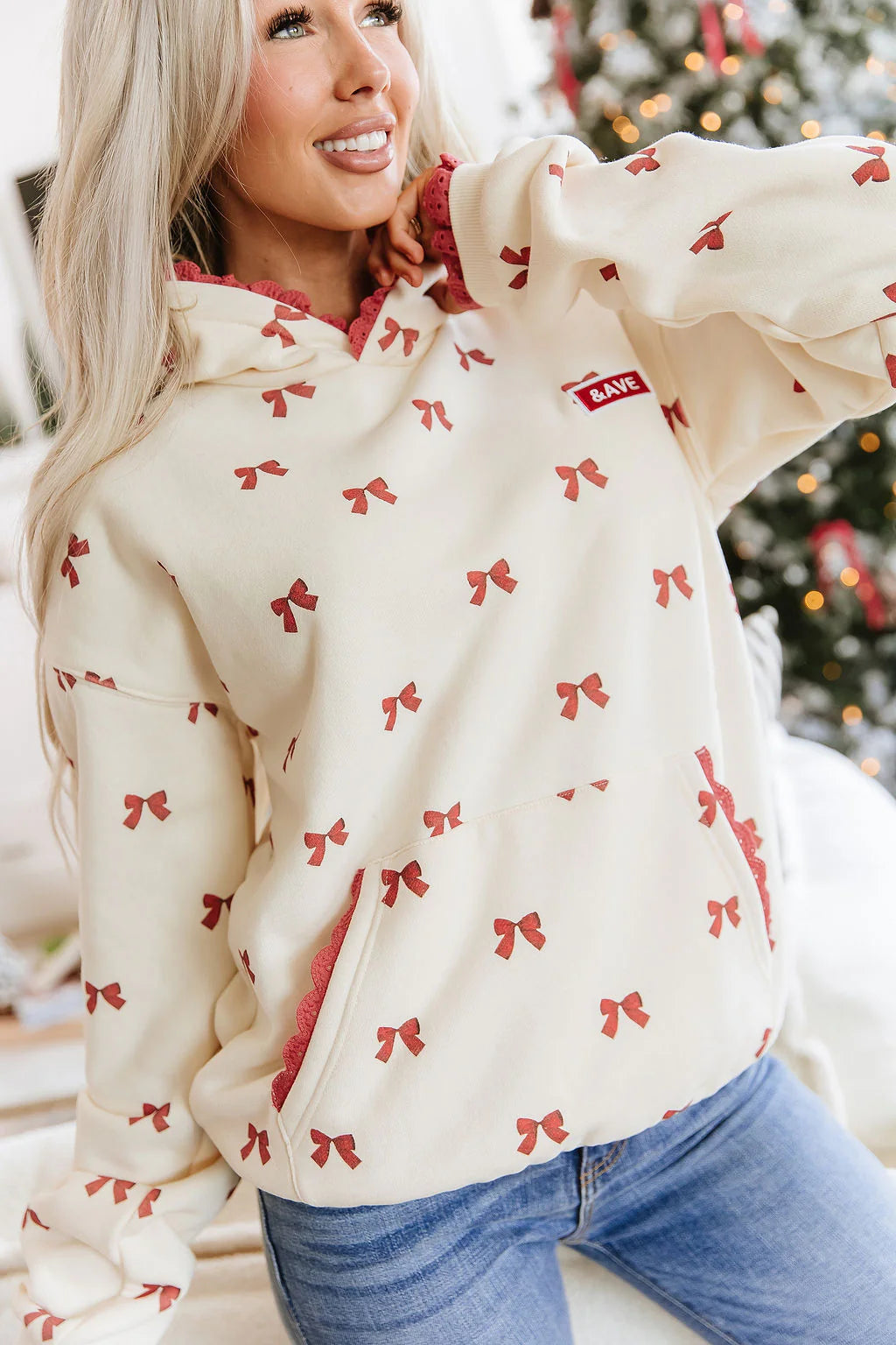 PREORDER  Ampersand Ave | Comfort Zone Hoodie | Bundled in Bows - ETA END SEP/EARLY OCT