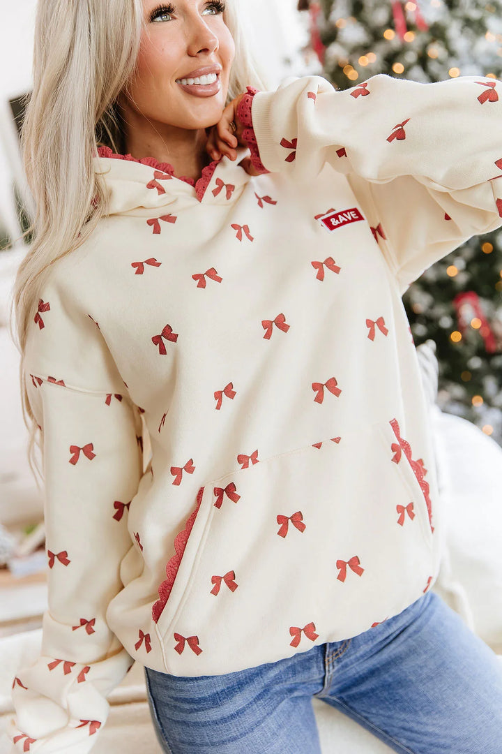 PREORDER  Ampersand Ave | Comfort Zone Hoodie | Bundled in Bows - ETA END SEP/EARLY OCT
