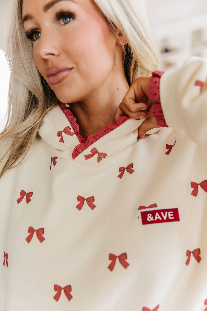 PREORDER  Ampersand Ave | Comfort Zone Hoodie | Bundled in Bows - ETA END SEP/EARLY OCT