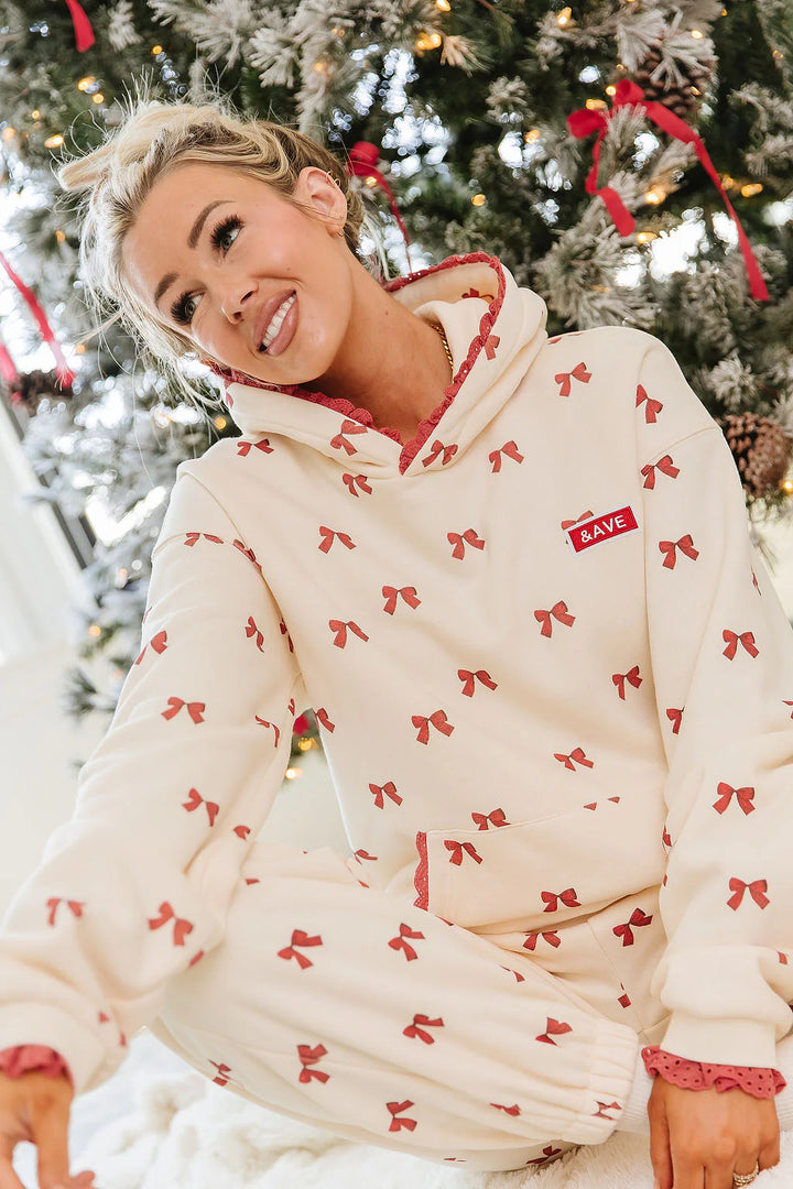 PREORDER  Ampersand Ave | Comfort Zone Hoodie | Bundled in Bows - ETA END SEP/EARLY OCT