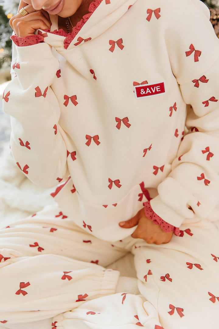 PREORDER  Ampersand Ave | Comfort Zone Hoodie | Bundled in Bows - ETA END SEP/EARLY OCT