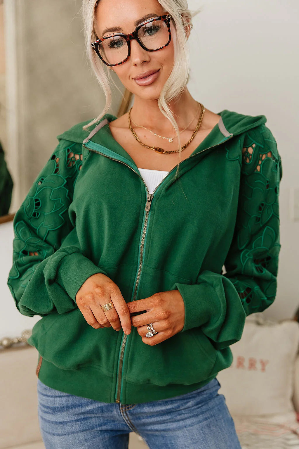 PREORDER  Ampersand Ave | University FullZip Love Story | Holly - ETA END SEP/EARLY OCT