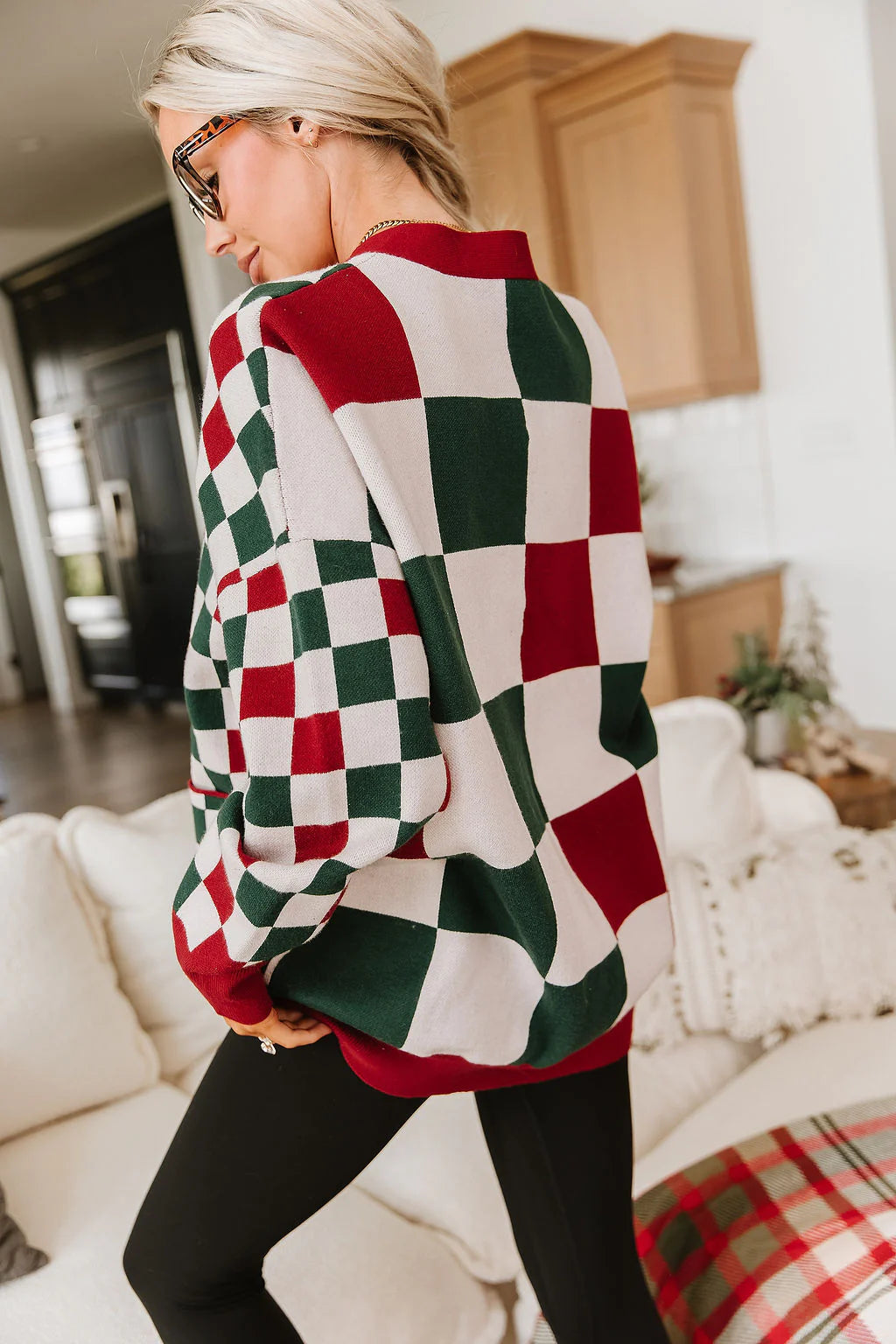 PREORDER  Ampersand Ave | Oversized Cardigan | Checking It Twice - ETA END SEP/EARLY OCT