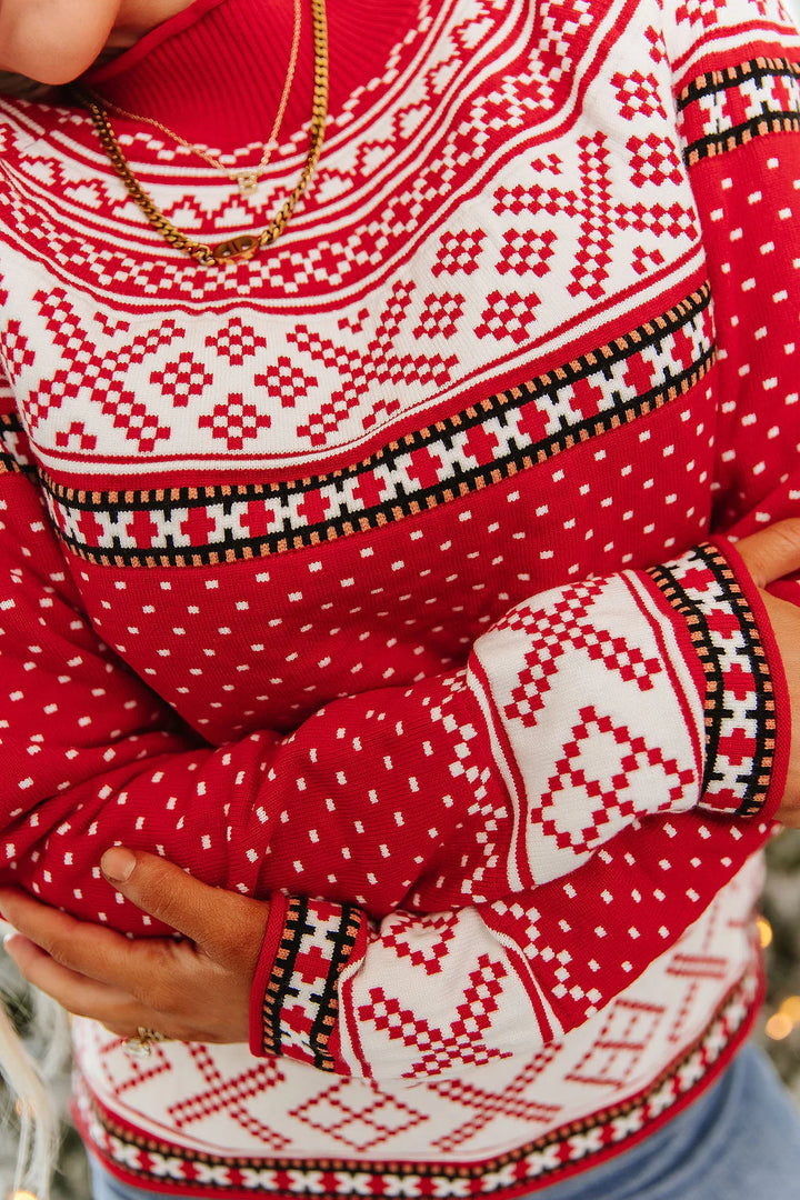 PREORDER  Ampersand Ave | Nordic Charm Sweater - ETA END SEP/EARLY OCT