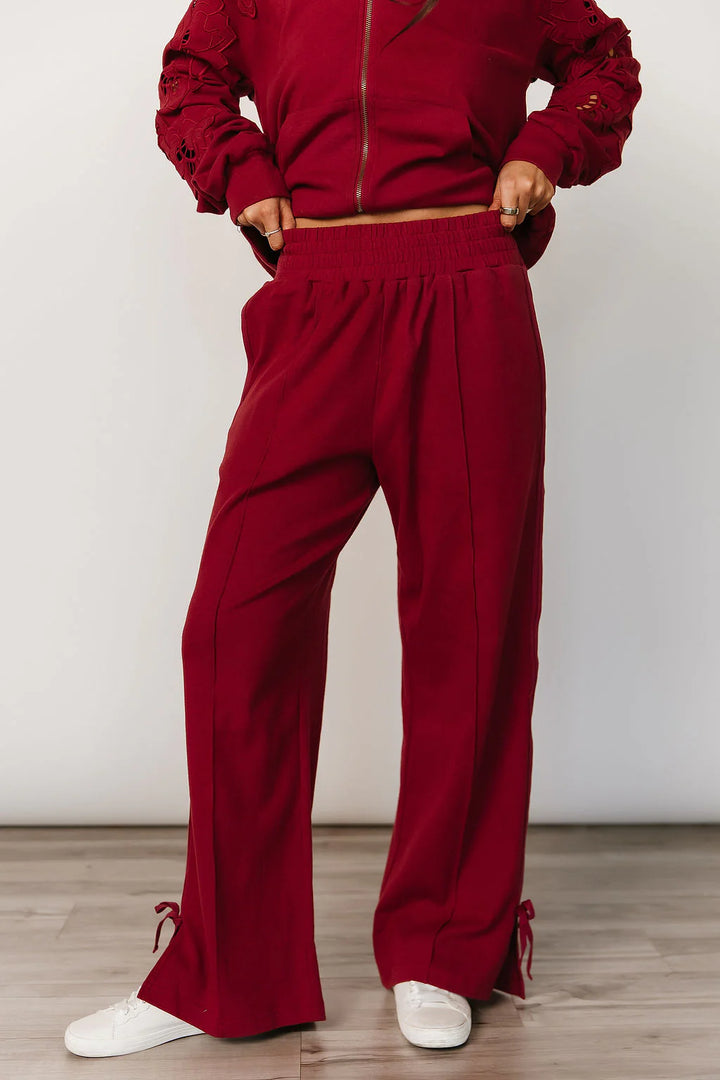 Ampersand Ave | Wide Leg Comfs Love Story | Crimson