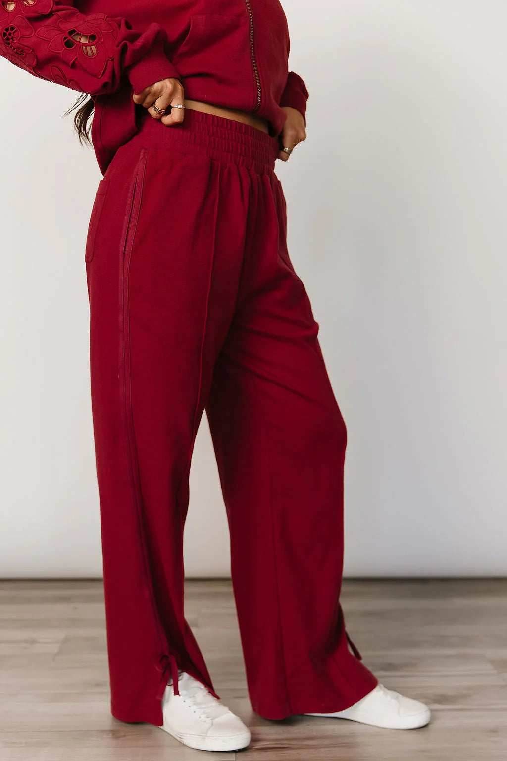 Ampersand Ave | Wide Leg Comfs Love Story | Crimson