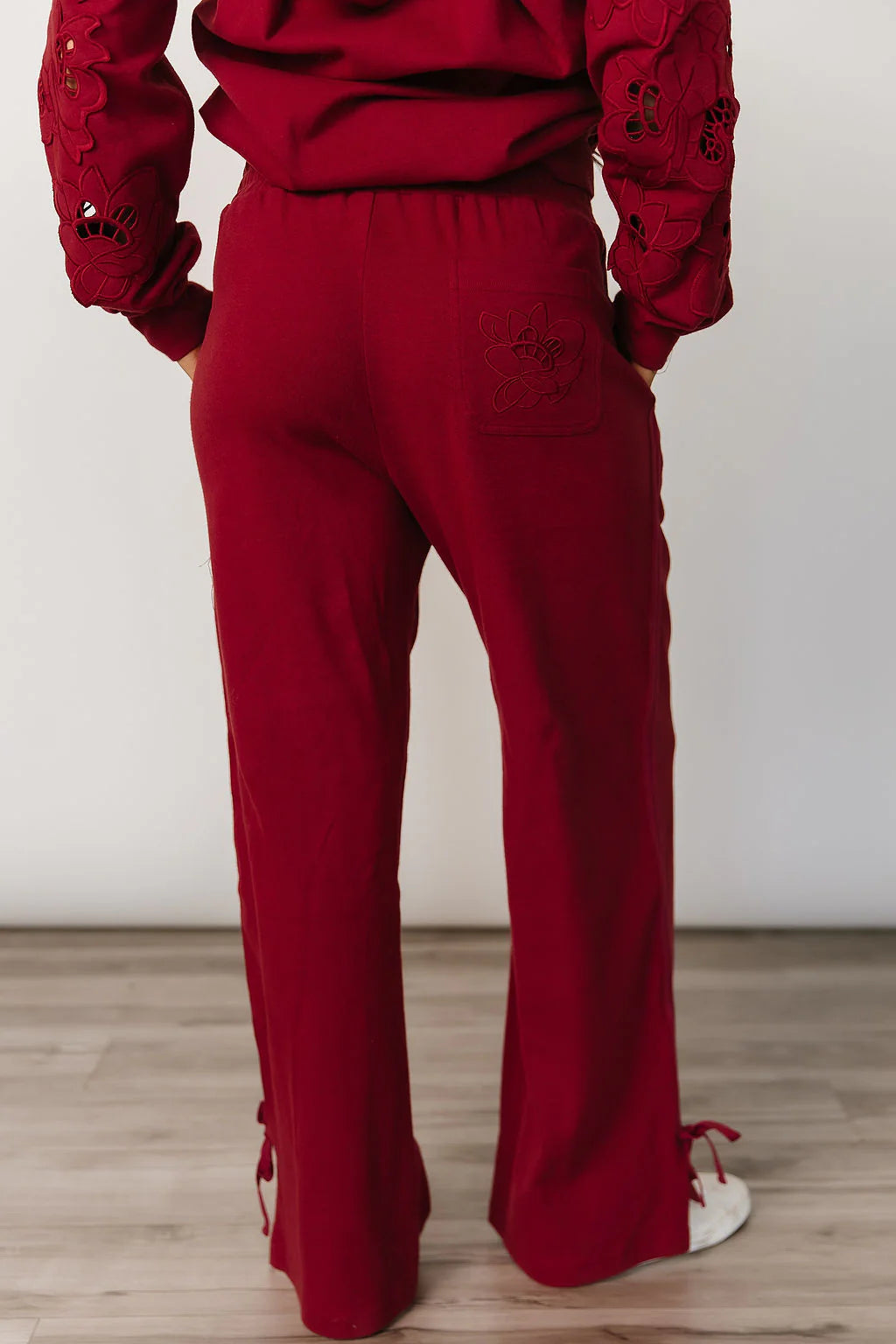 Ampersand Ave | Wide Leg Comfs Love Story | Crimson